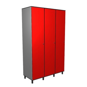 Schließfach für Schwimmbad HPL TYP 3 S1 ohne Bank