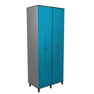 Schließfach für Schwimmbad HPL TYP 2L ohne Bank