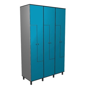 Schließfach für Schwimmbad HPL TYP 3L ohne Bank