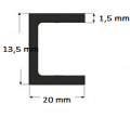 C 20x13,5x1,5