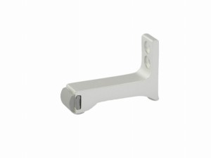 Zubehör für WC-Trennwände - Türanschlag Kleiderhaken - Farbe Aluminium